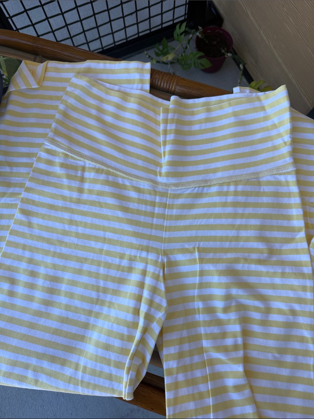 wild fable Yellow & White Striped Polo Top